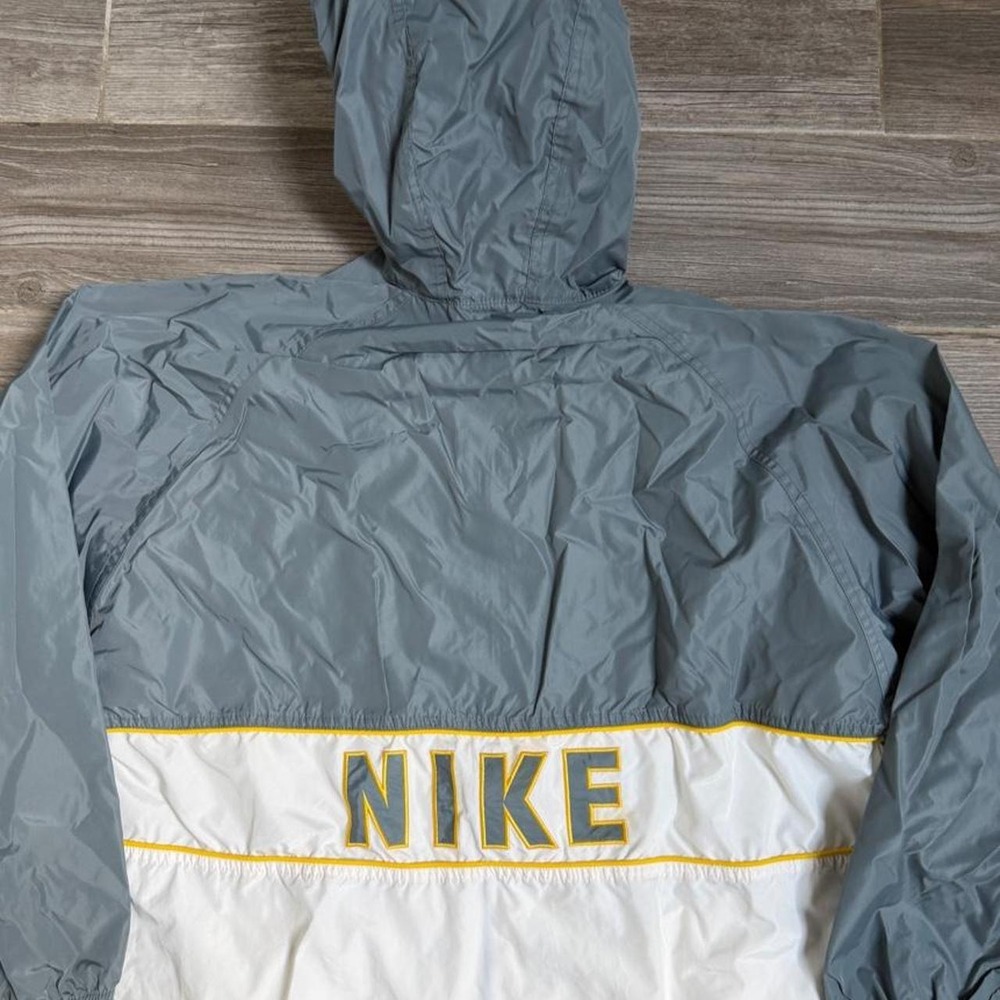 Vintage 90s Nike windbreaker spell out zip up jacket size S